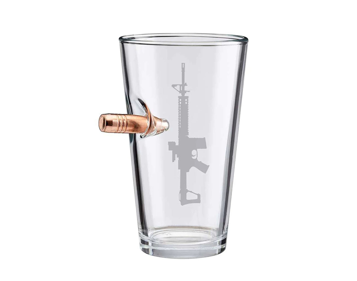 BenShot - "Bulletproof" AR-15 Pint Glass - 16oz