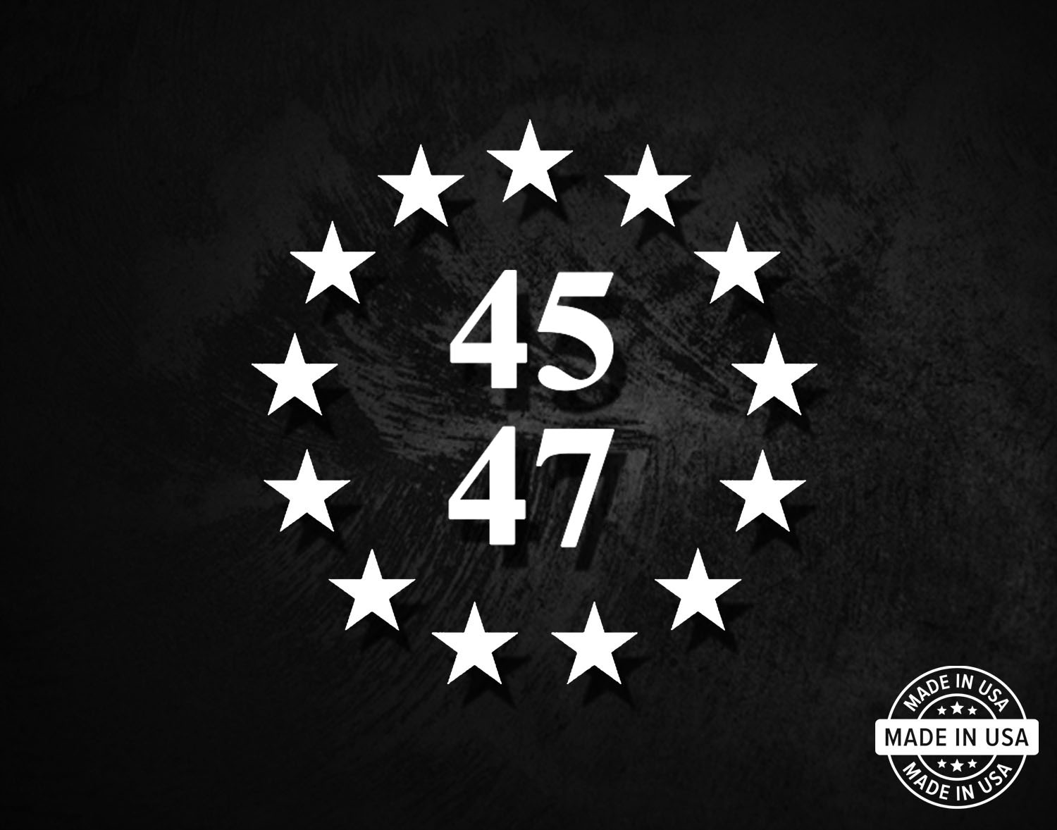 Betsy Ross 45 47 - President Trump Decal