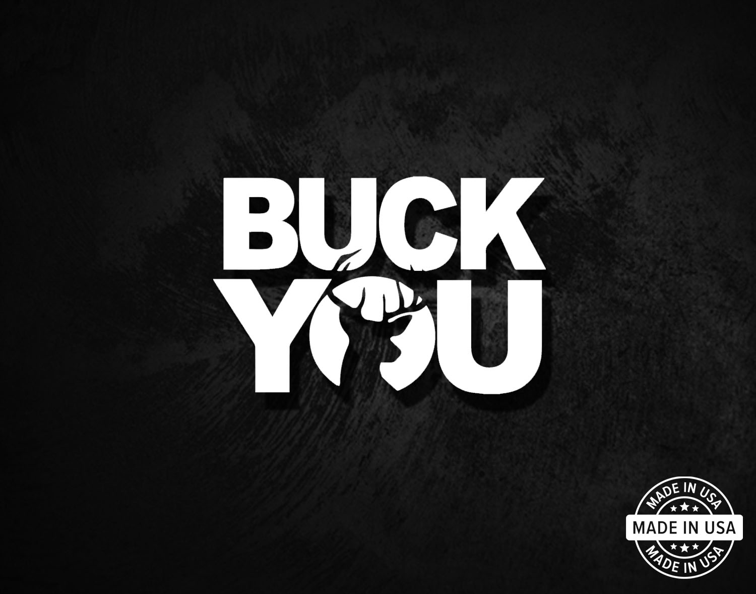 Buck You (F*ck You) Deer Decal