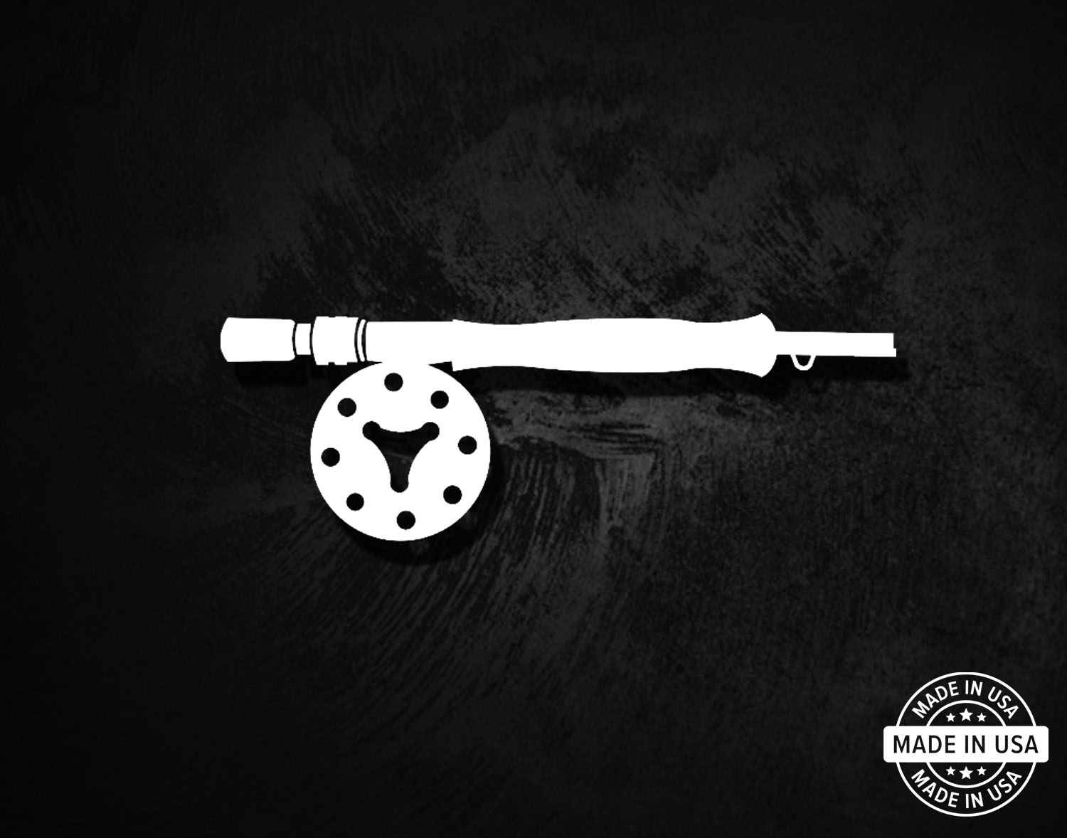 Fly Rod & Reel Decal
