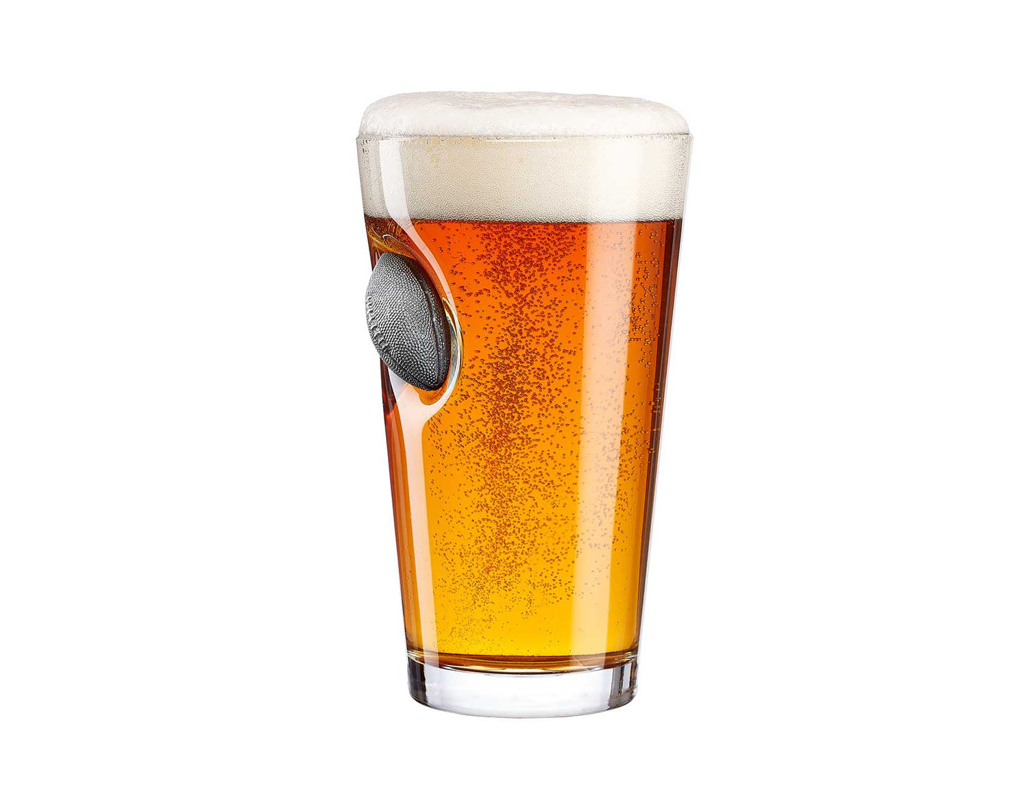 BenShot - Football Pint Glass - 16oz