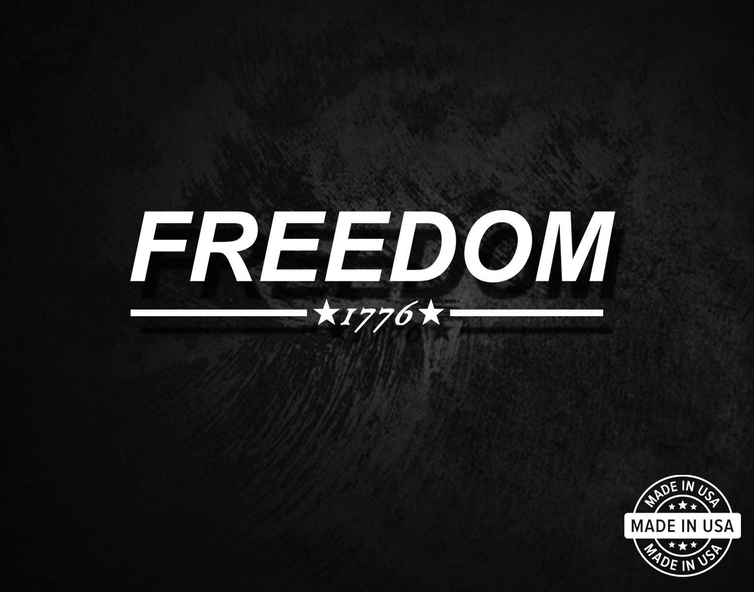 Freedom - 1776 - Patriotic Decal