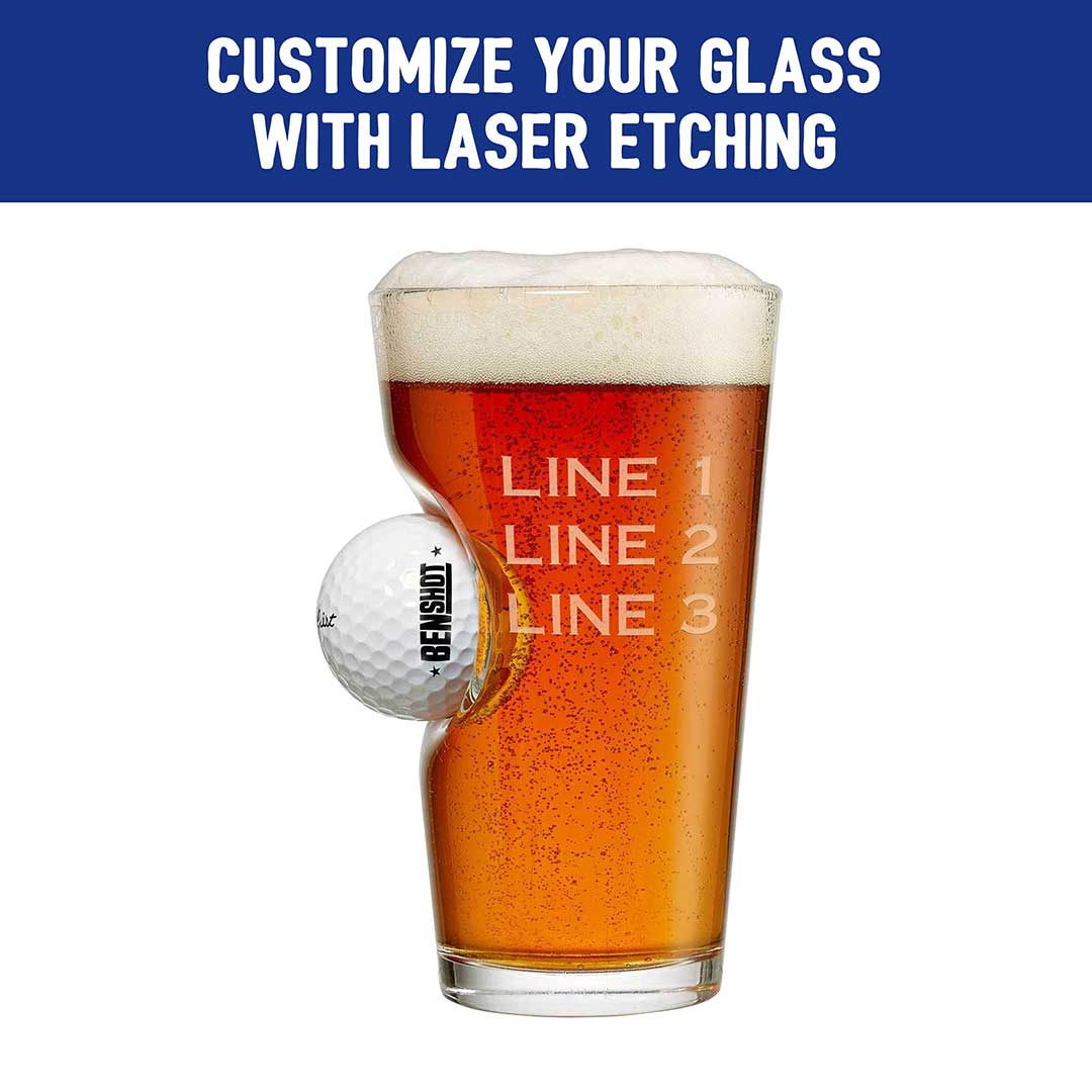 Golf Ball Glass Etching