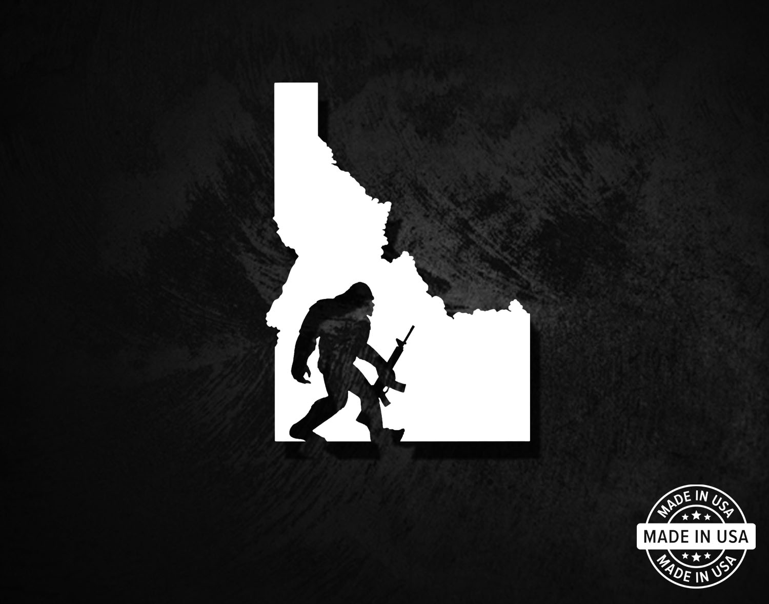 Idaho Bigfoot AR15 Decal
