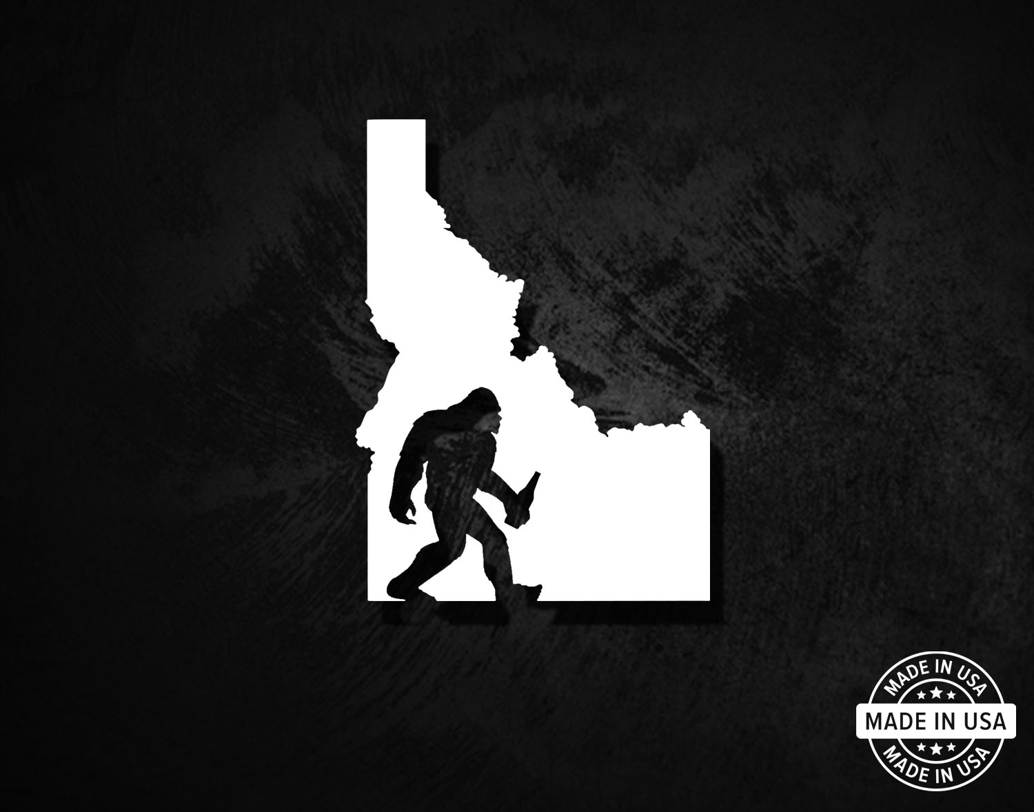 Idaho Bigfoot Beer Decal