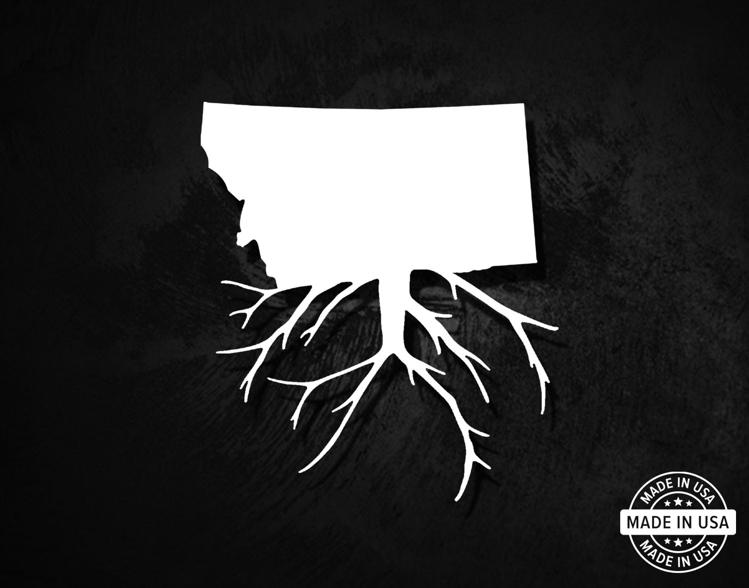 Montana State Roots Decal