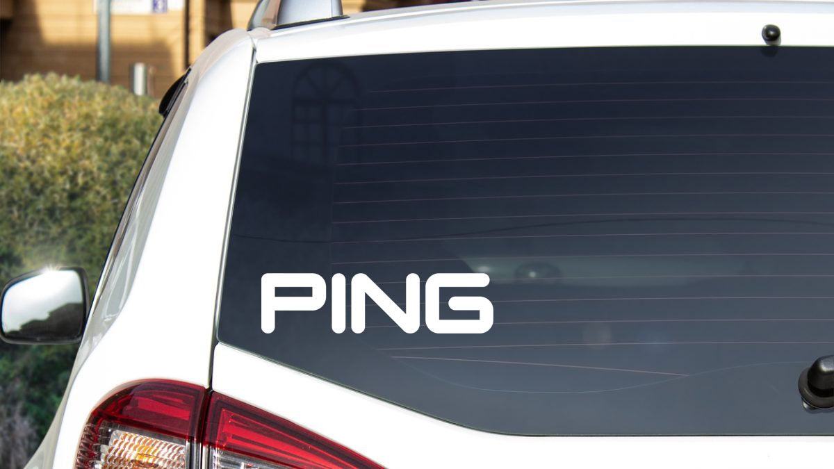 Ping Golf Decal