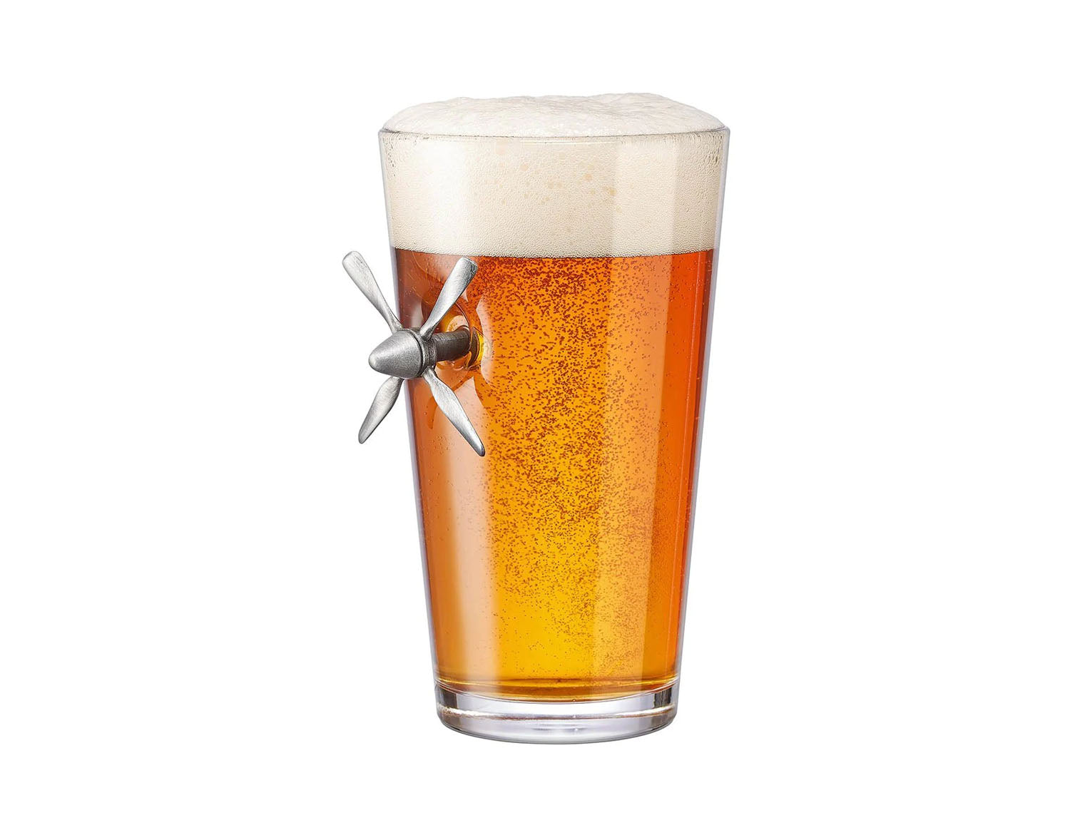 BenShot - Airplane Propeller Pint Glass - 16oz