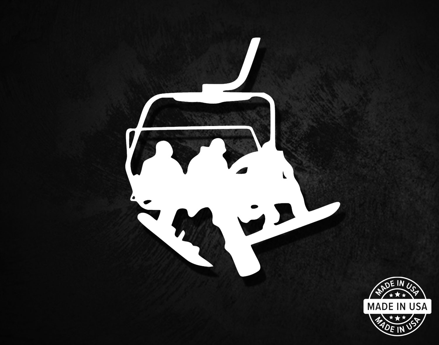 Ski Snowboard Lift Decal