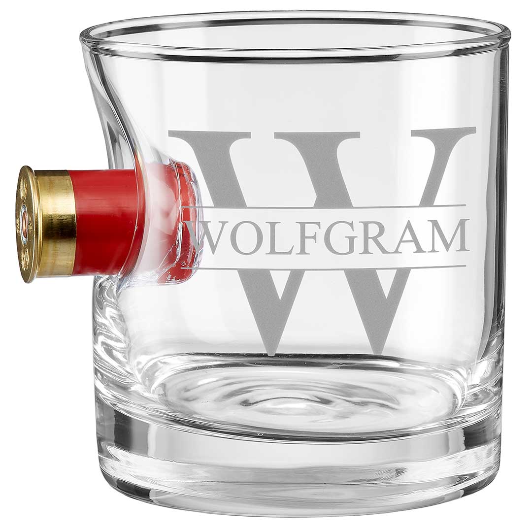 BenShot - Monogram Etched Rocks Glass - 11oz