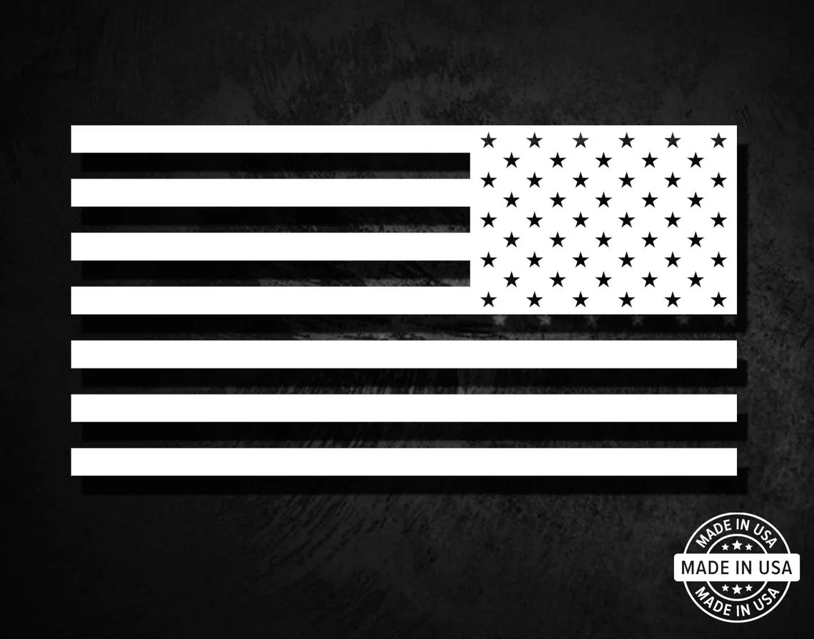 American Flag Reversed Decal