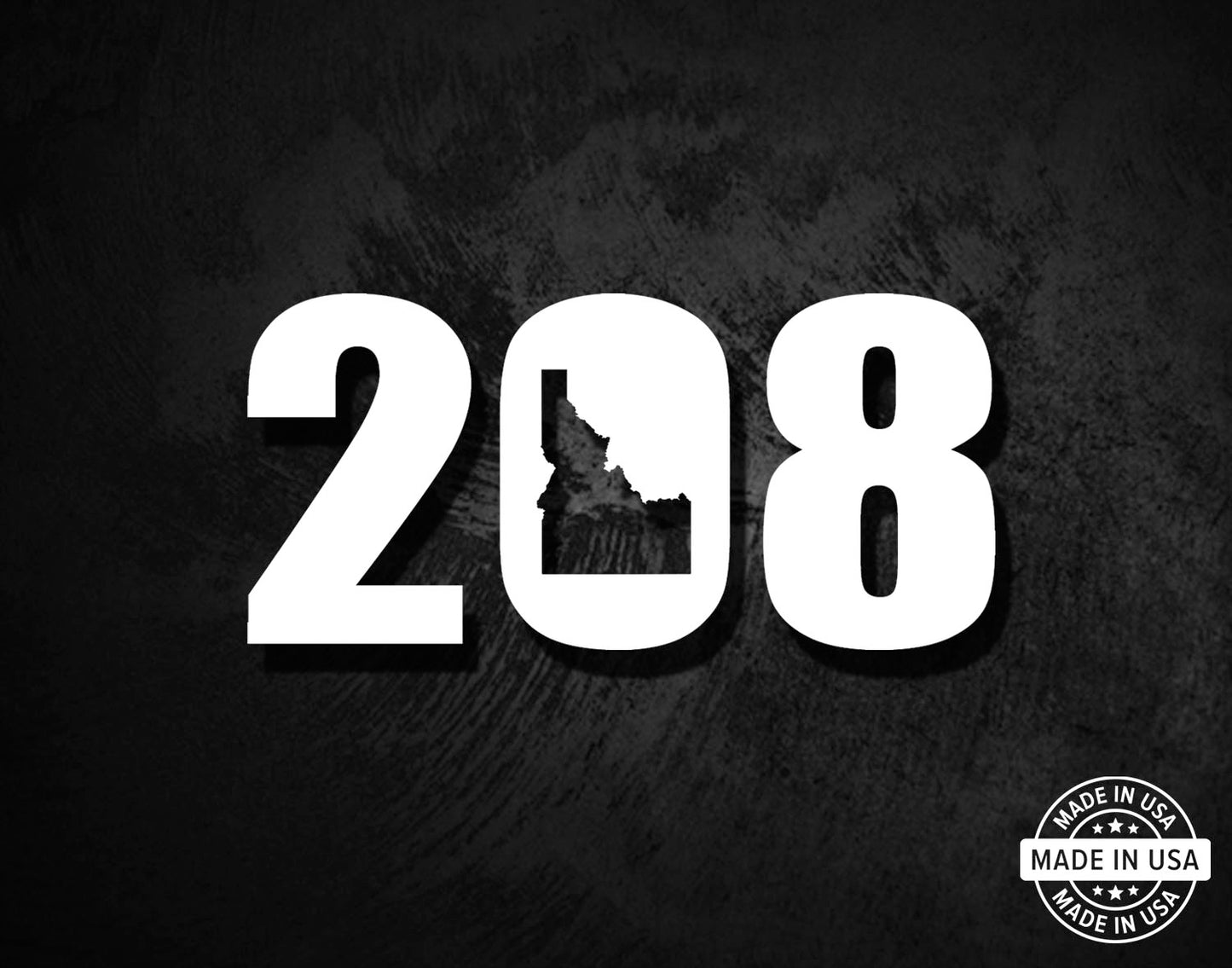 208 Idaho State Decal