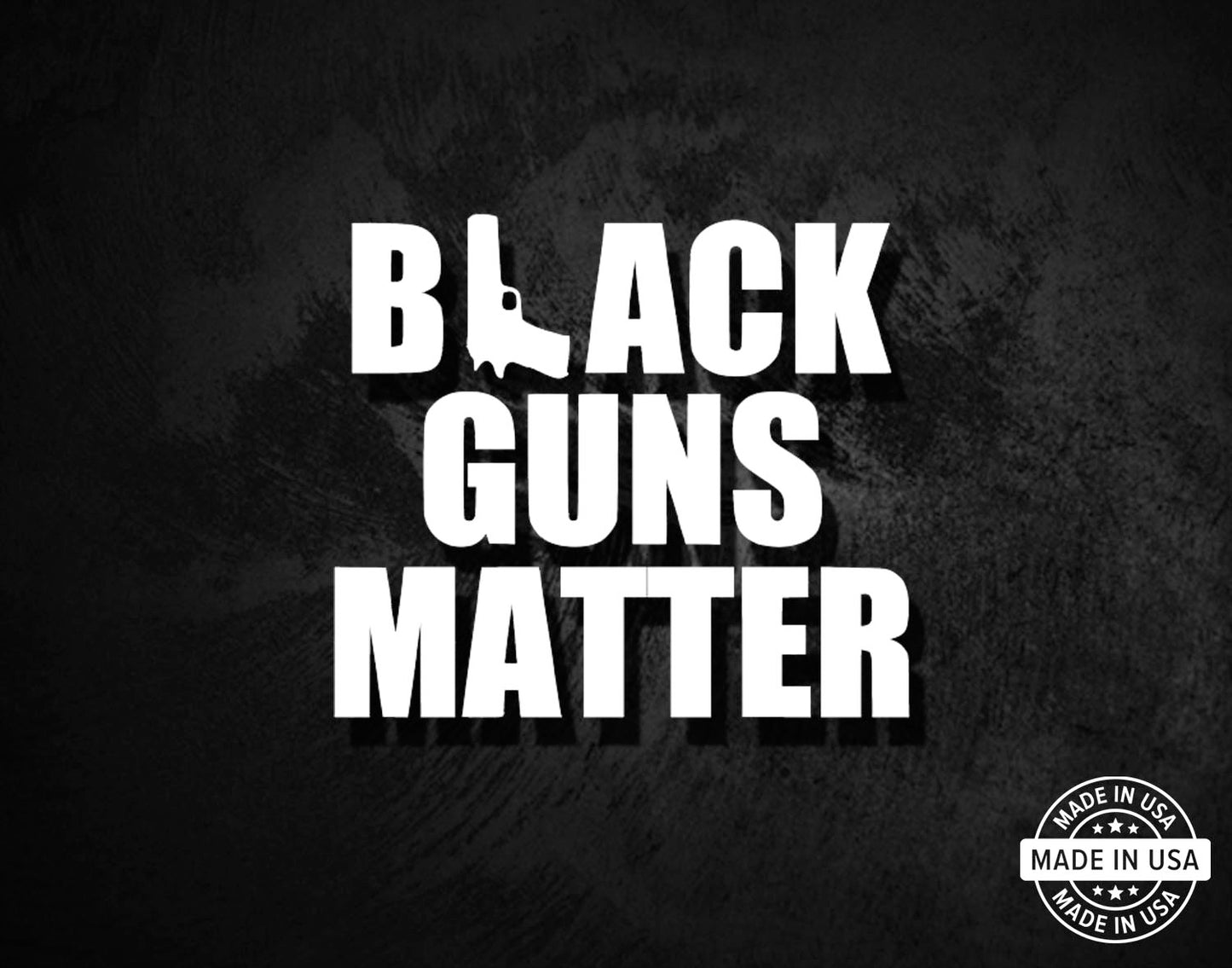 Black Guns Matter Decal