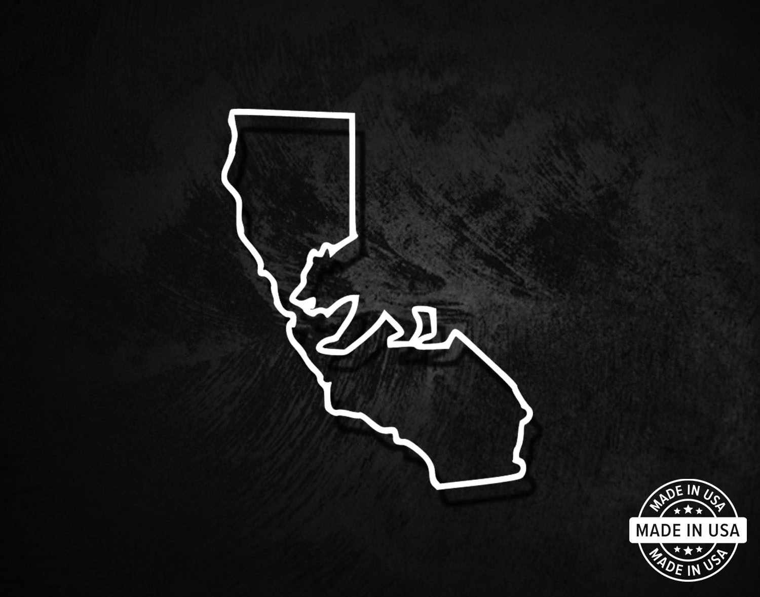 California Bear Outline Decal