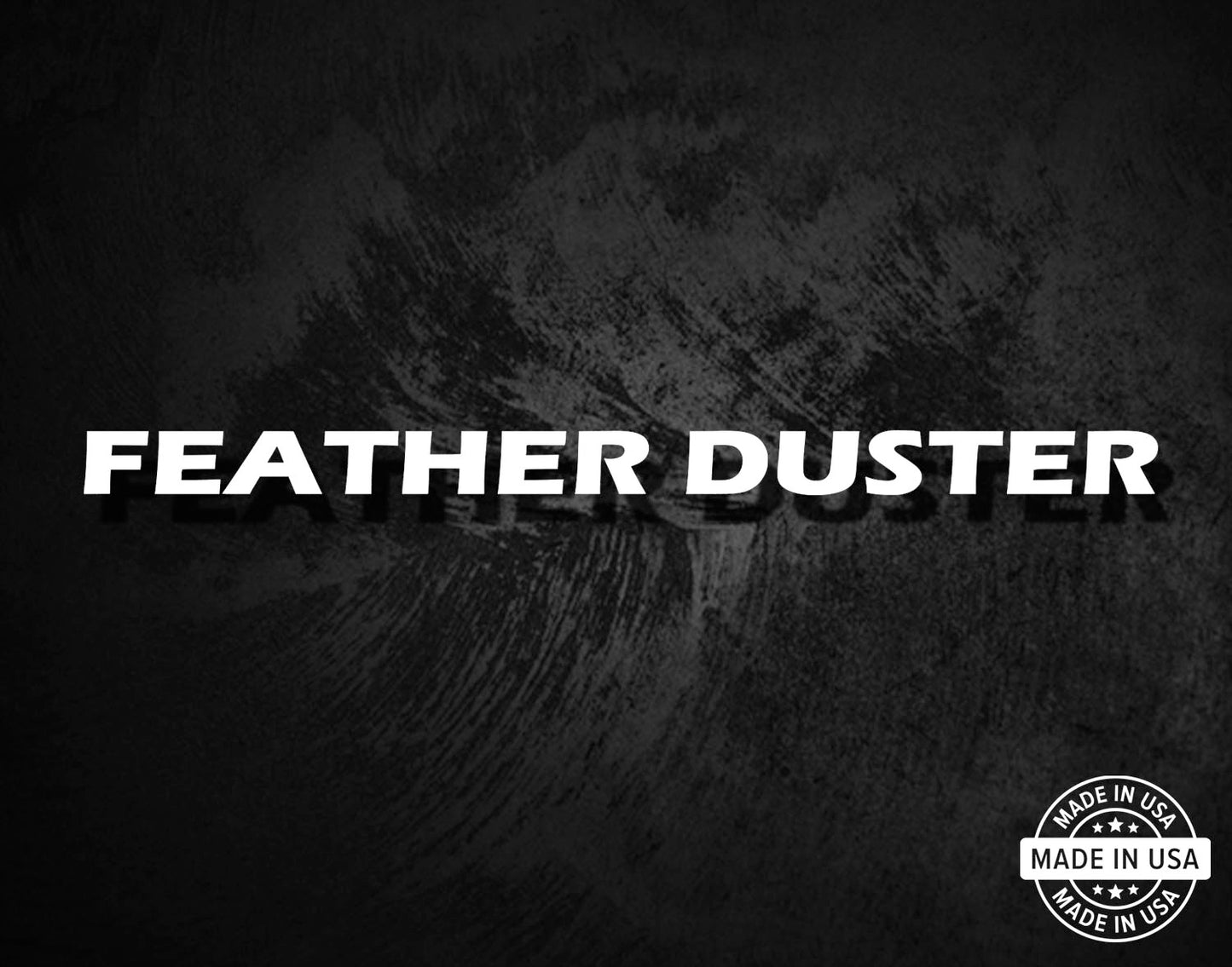 Feather Duster - Shotgun Barrel Decal