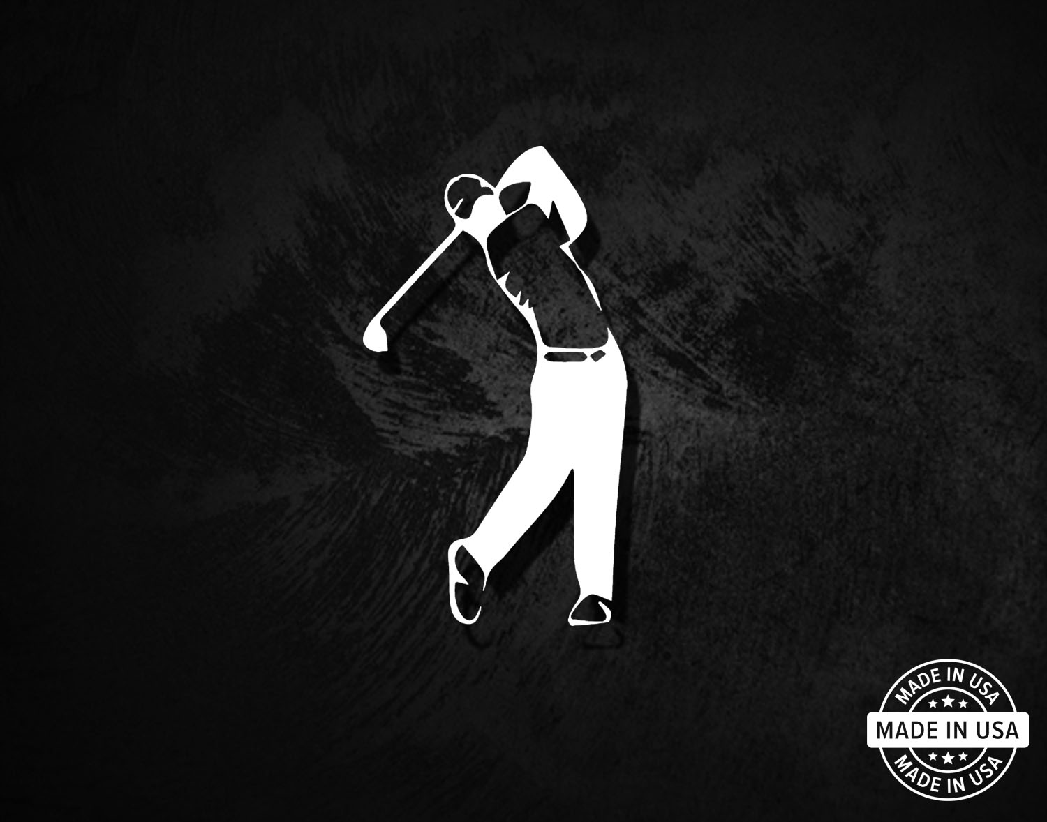 Golfer, Golfing Decal