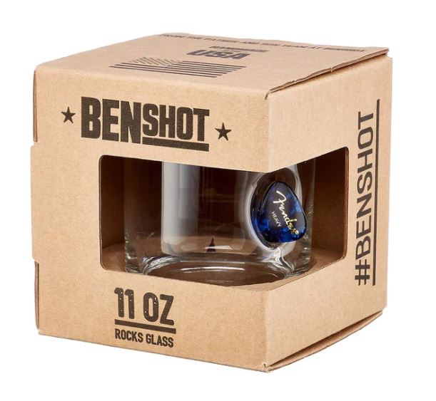 BenShot - Guitar Pick Rocks Glass - 11oz