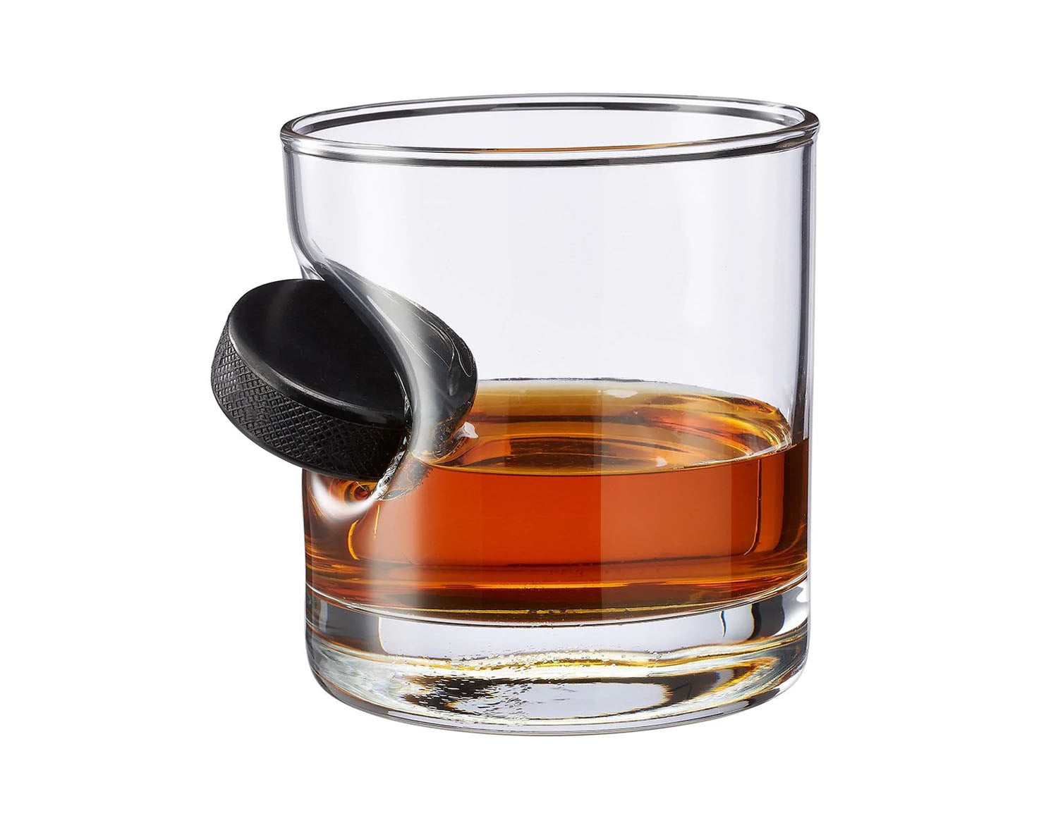 BenShot - Hockey Puck Rocks Glass - 11oz
