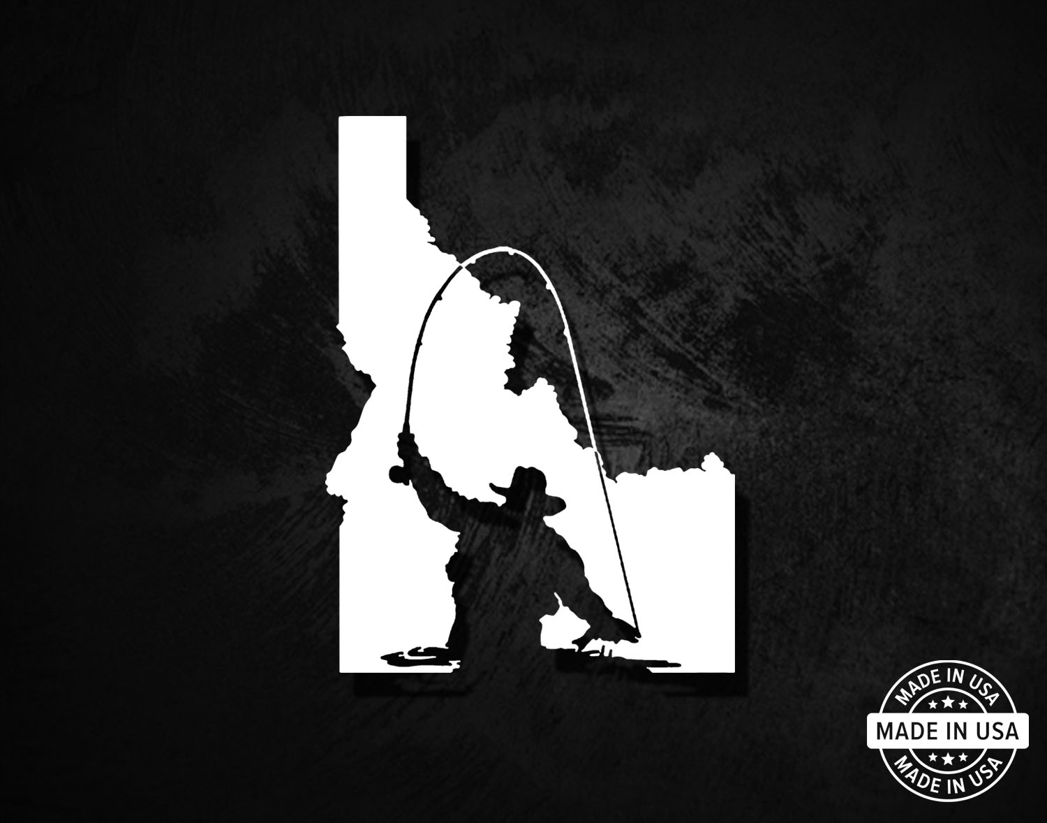 idaho State Fly Fishing Decal