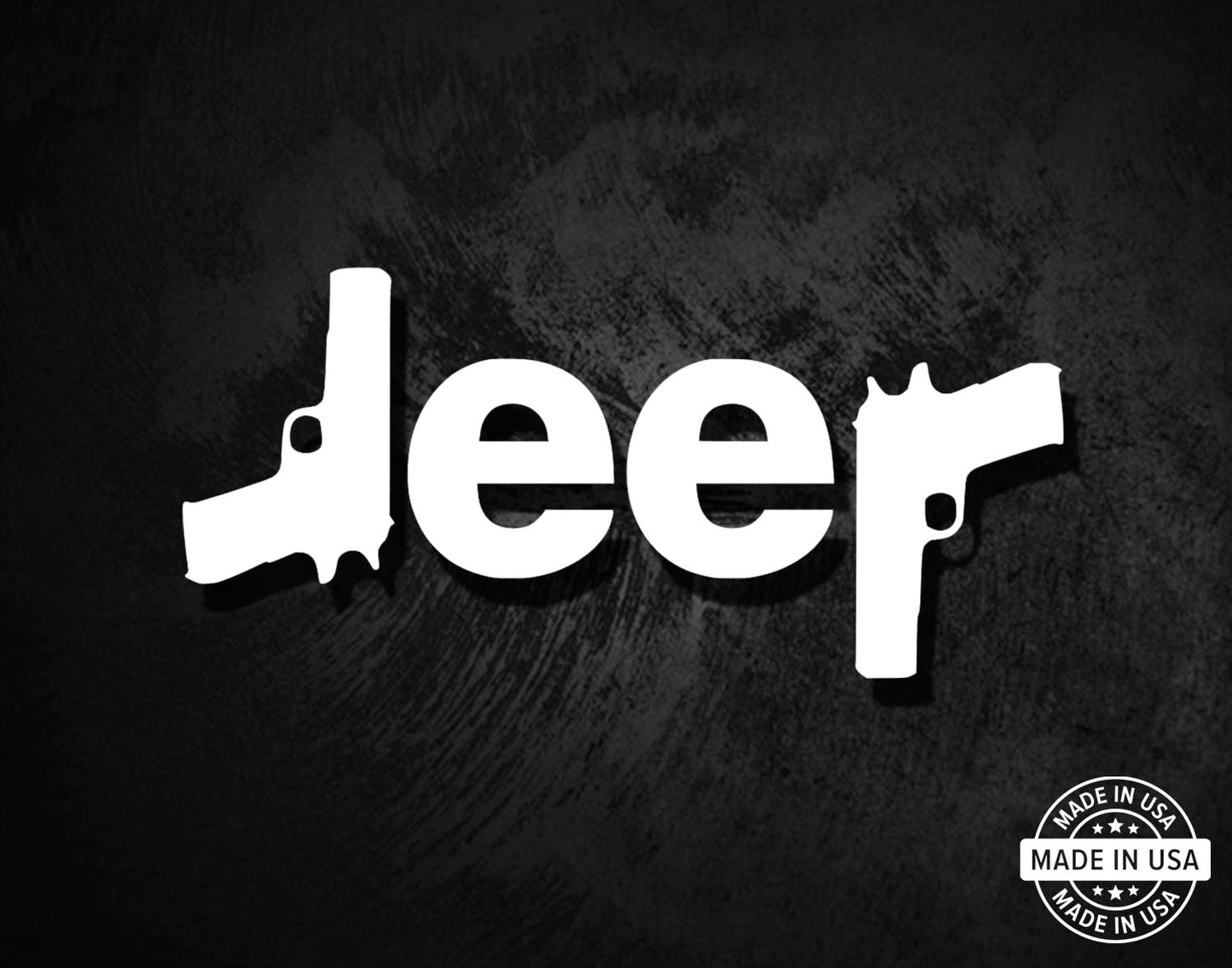 Jeep Pistols Decal
