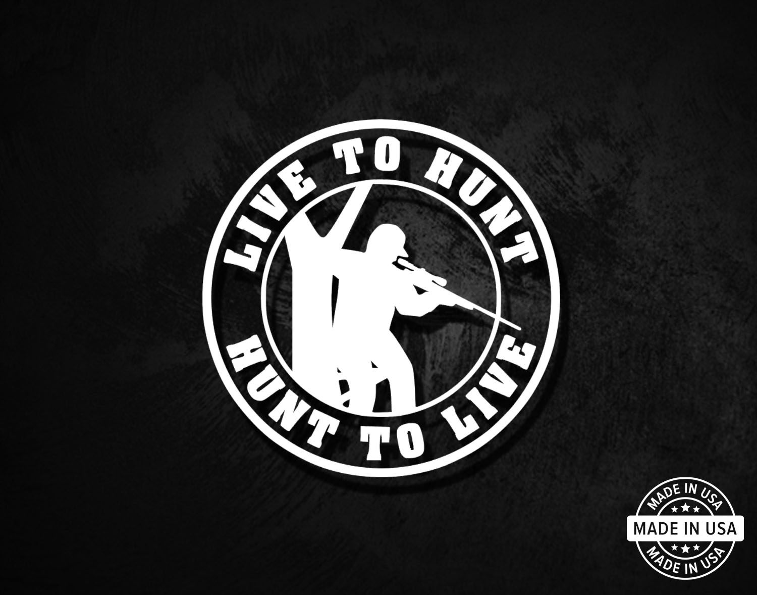 Live to Hunt Decal