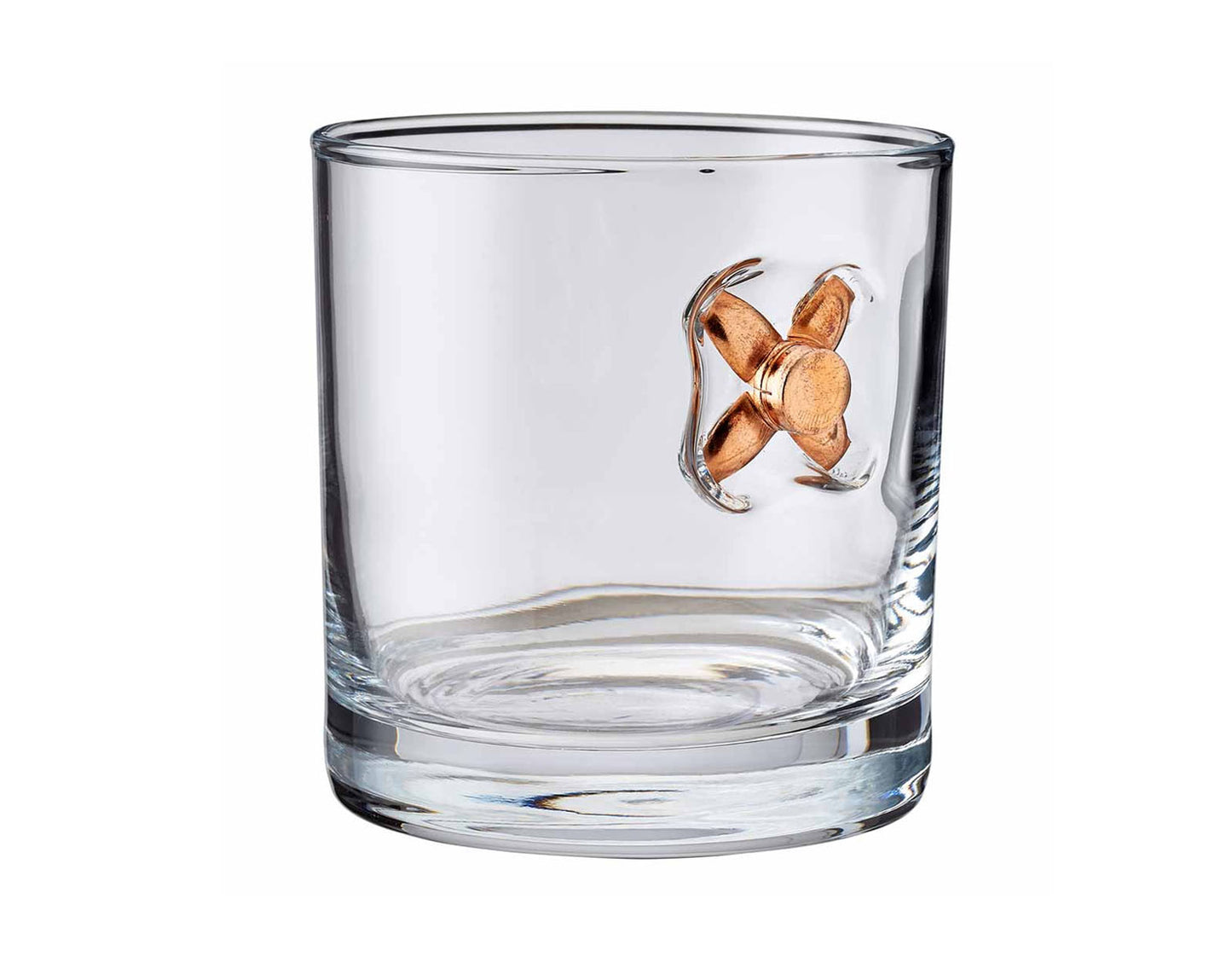 BenShot - 0.45 ACP Expanded "Bulletproof" Rocks Glass - 11oz