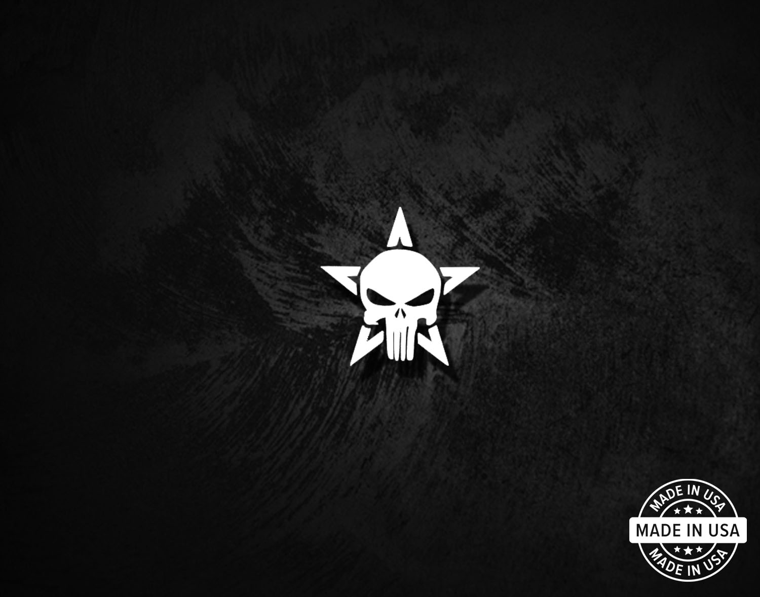 Punisher Star (AR15 Lower) Decal