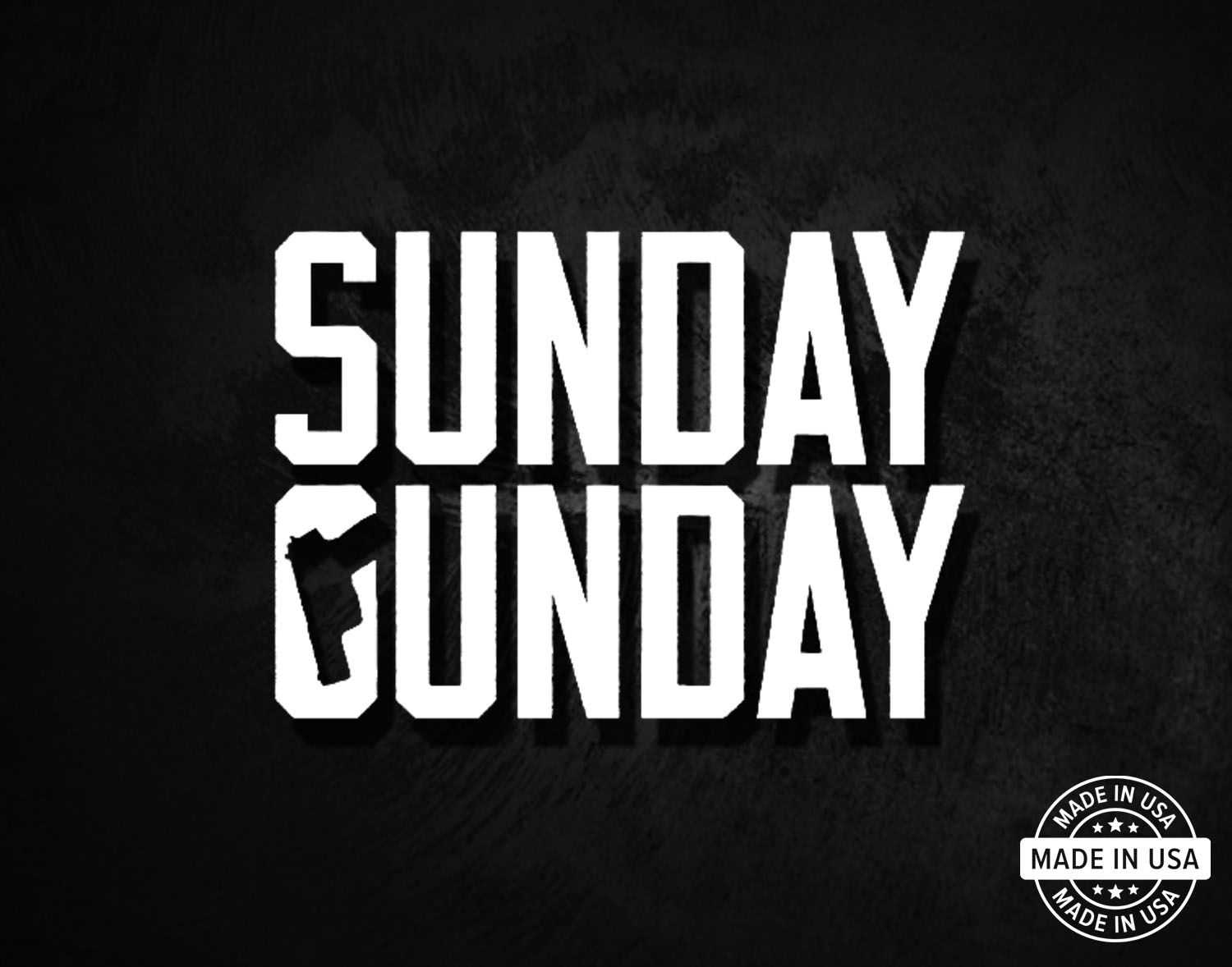 Sunday Gunday Decal