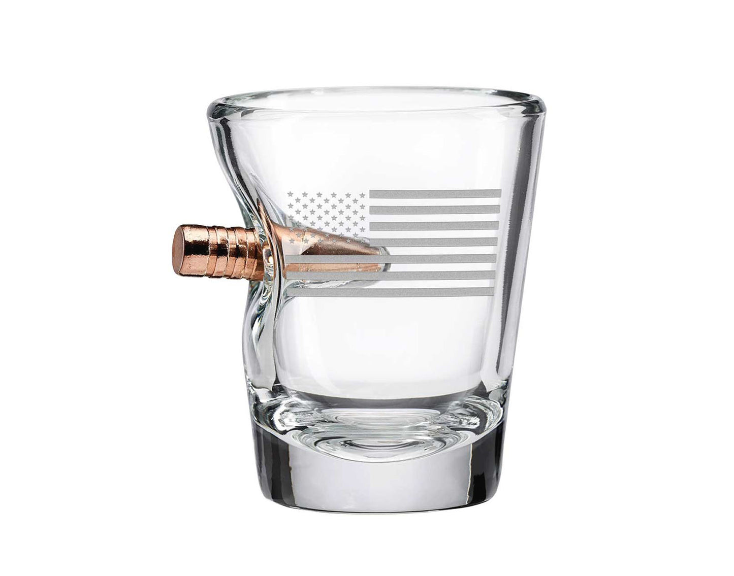 BenShot - US Flag "Bulletproof" Shot Glass - 2oz