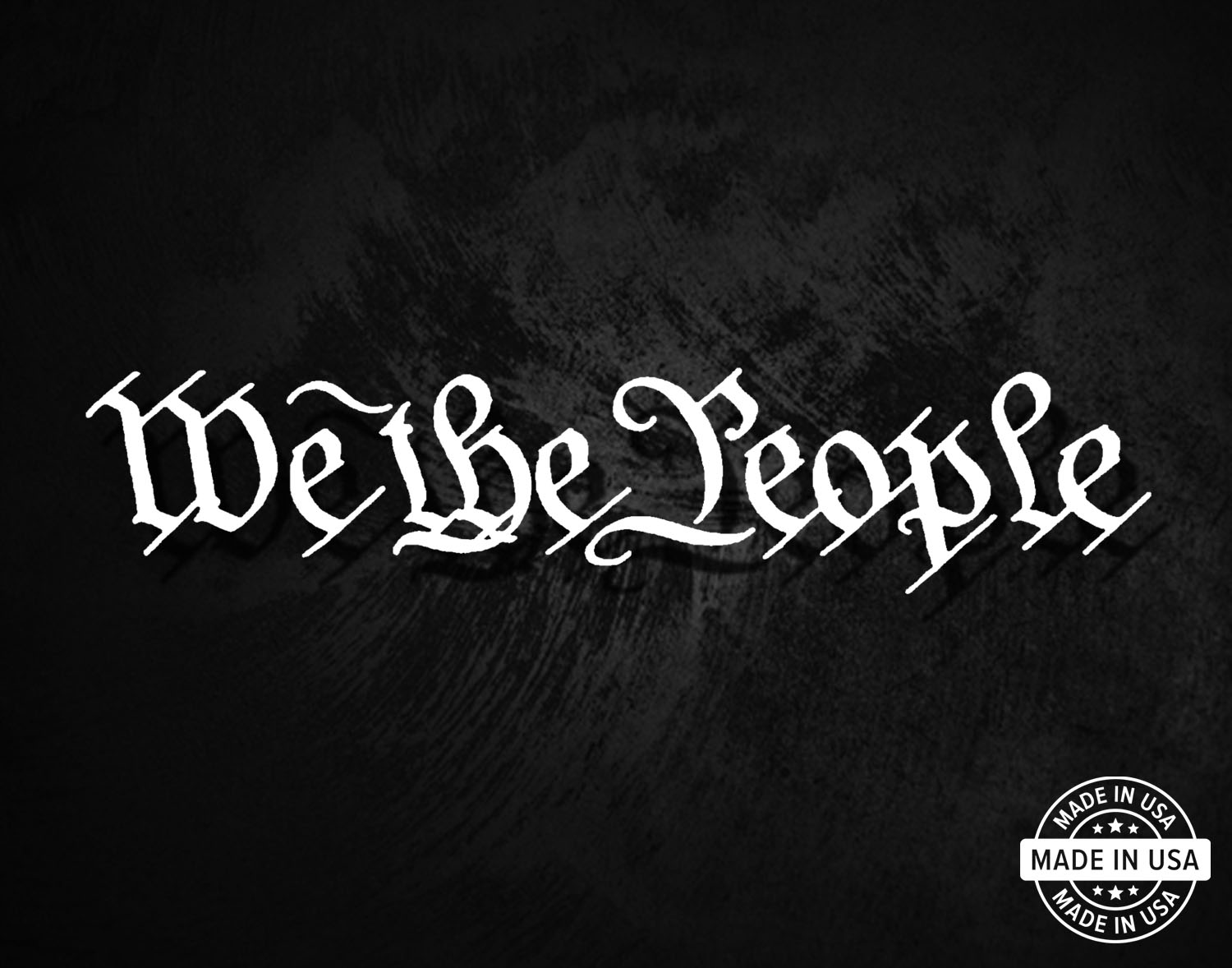 We The People Decal