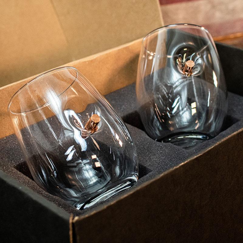 BenShot - "Bulletproof" Wine Glasses 15oz - GIFT SET OF 2