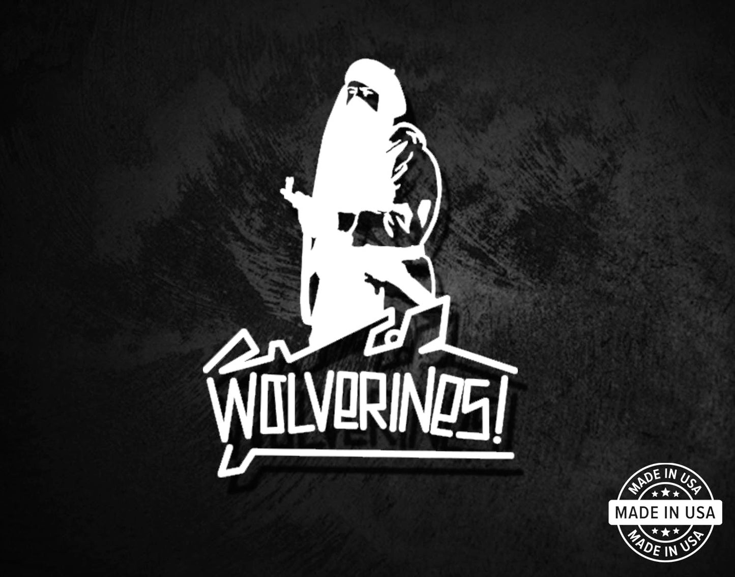 Wolverines Graffiti (Red Dawn) Decal