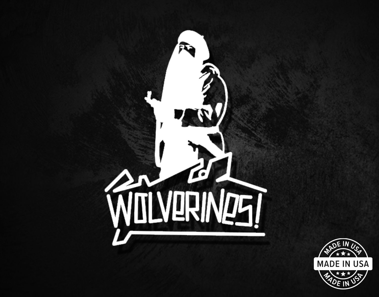 Wolverines Graffiti (Red Dawn) Decal