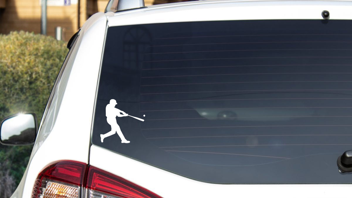 Baseball Player Decal