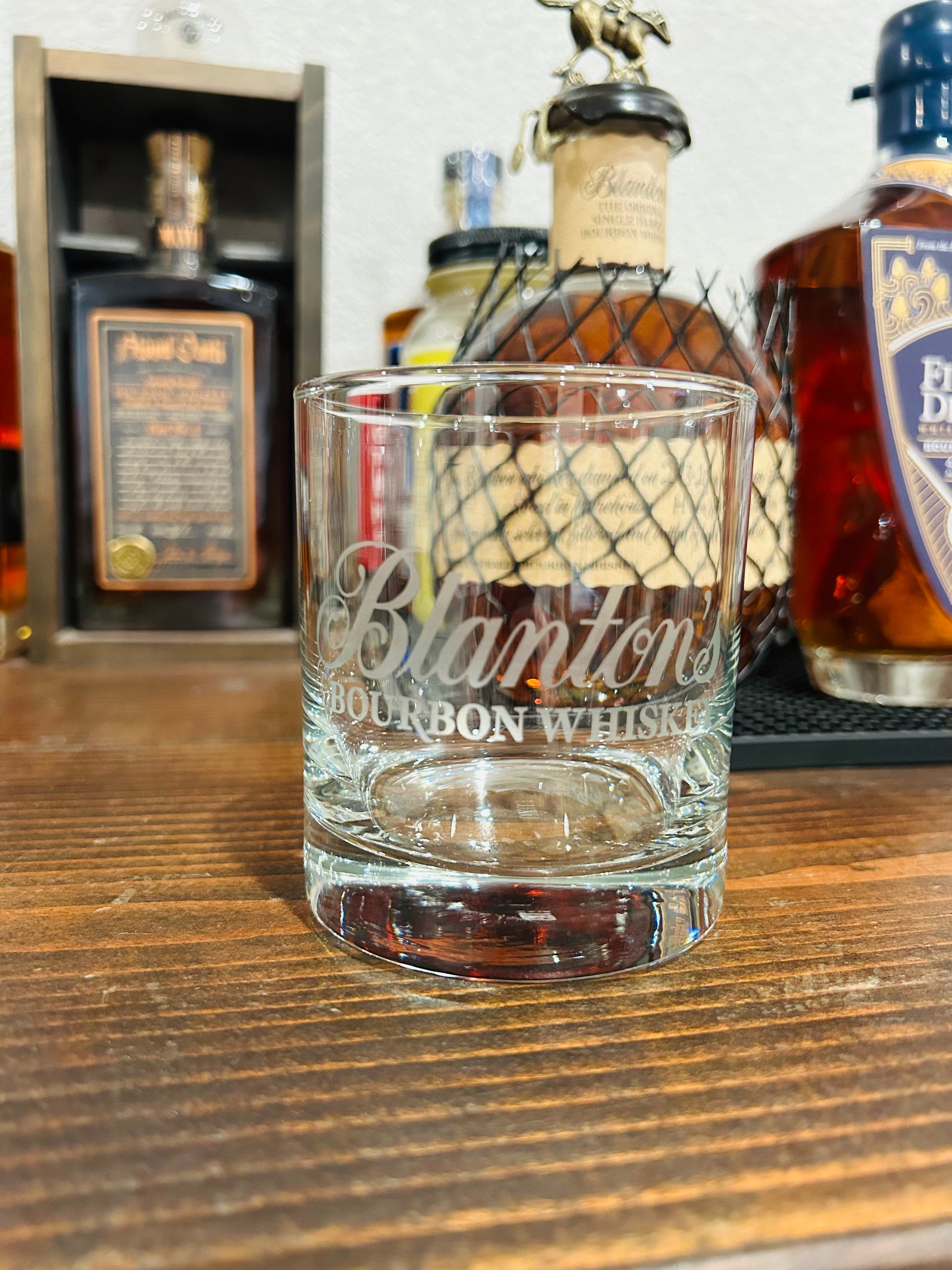 Blanton's Bourbon Whiskey Rocks Glass - 11oz