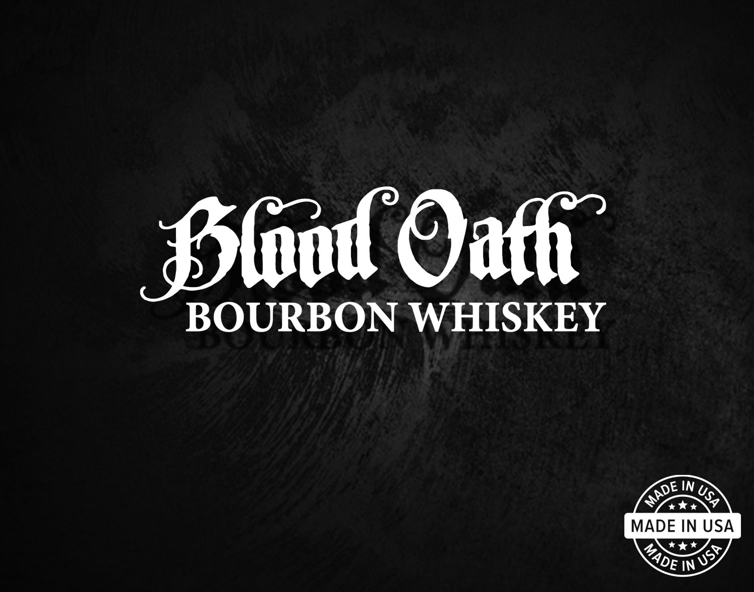 Blood Oath Whiskey Decal