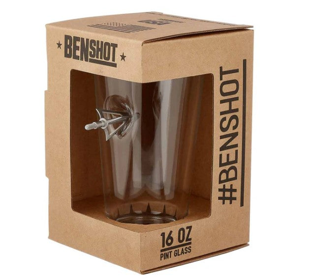 BenShot - Broadhead Pint Glass - 16oz
