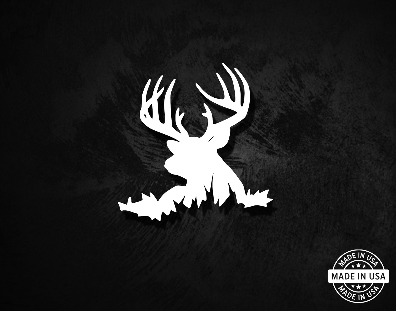 Buck Grass Decal