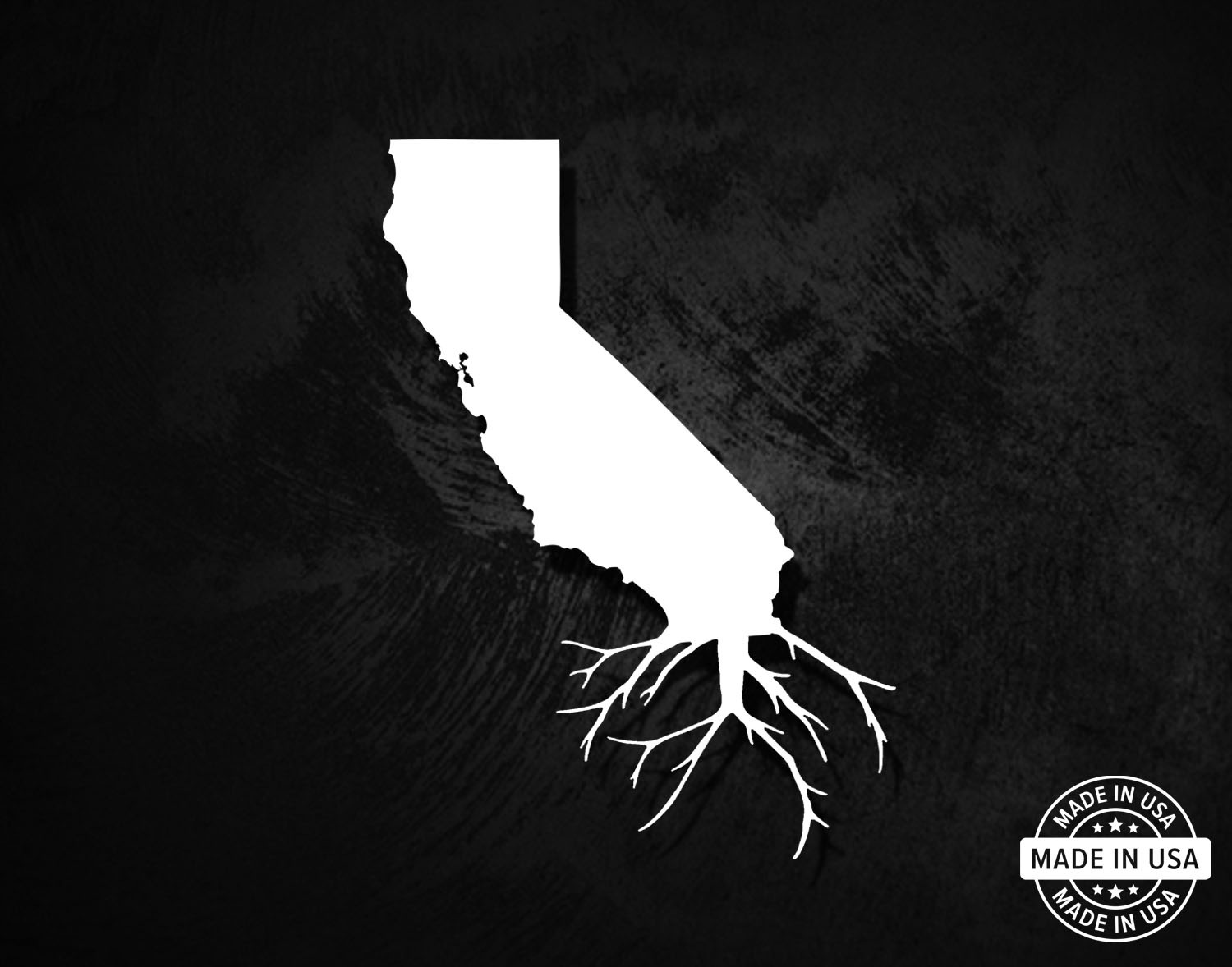 Cali Roots Design California State Roots Decal – American Die-Cut Decals