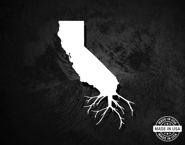 California State Roots Decal - American Die-Cut Decals