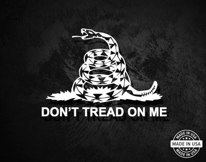 Don't Tread on Me Snake Gadsden Decal
