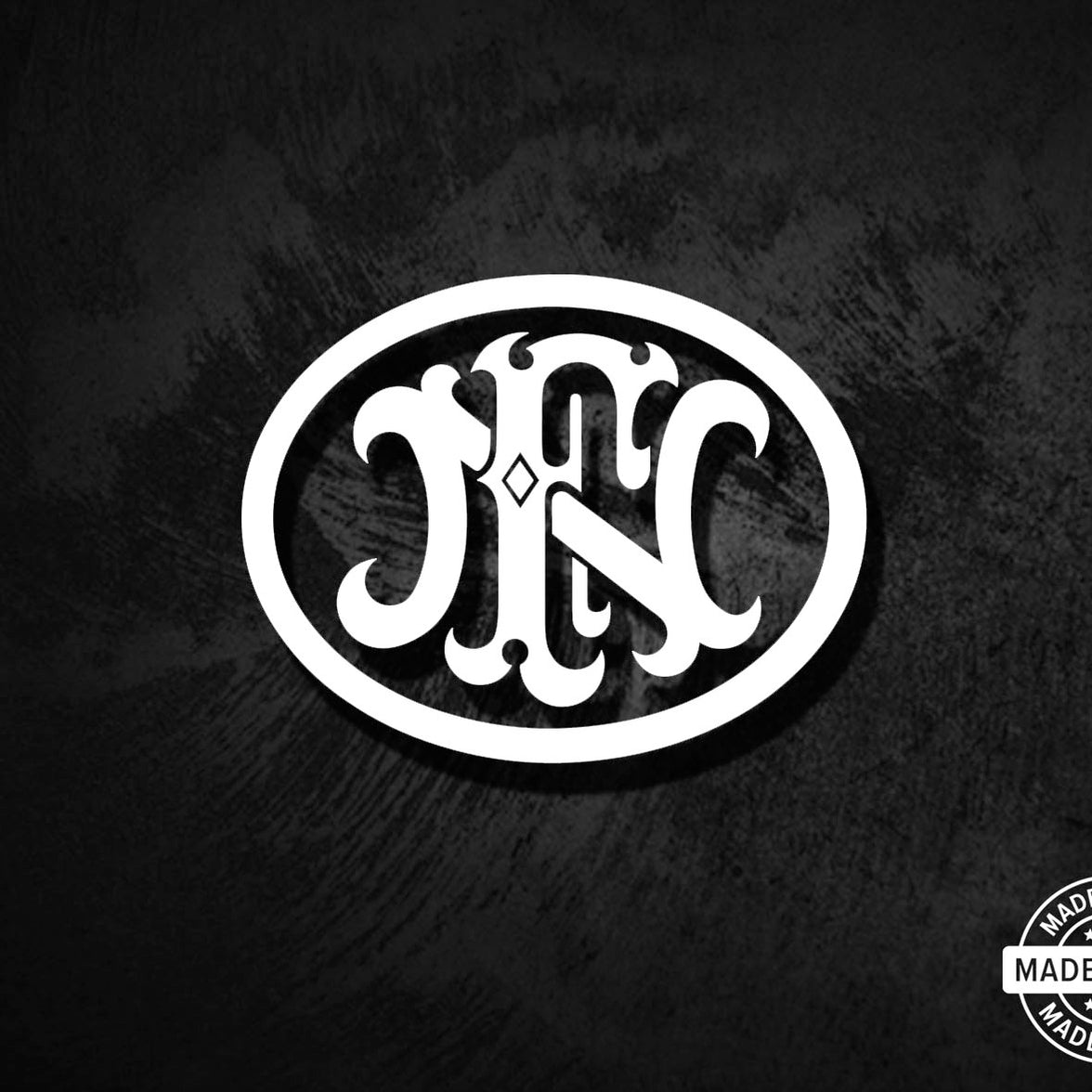 FN Firearms Decal - American Die-Cut Decals