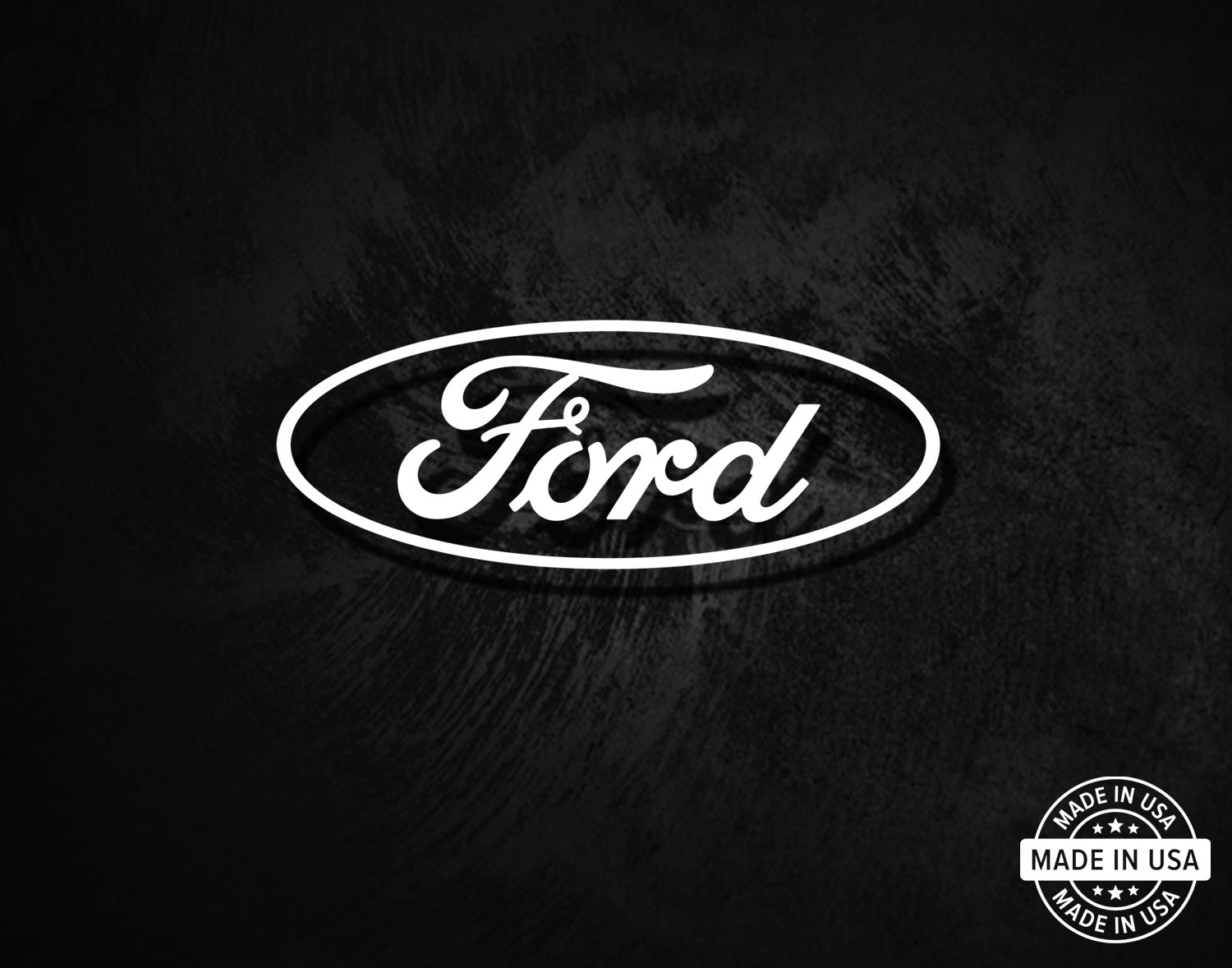 Oval Rocker Decals Ford Oval Decal - American Die-Cut Decals