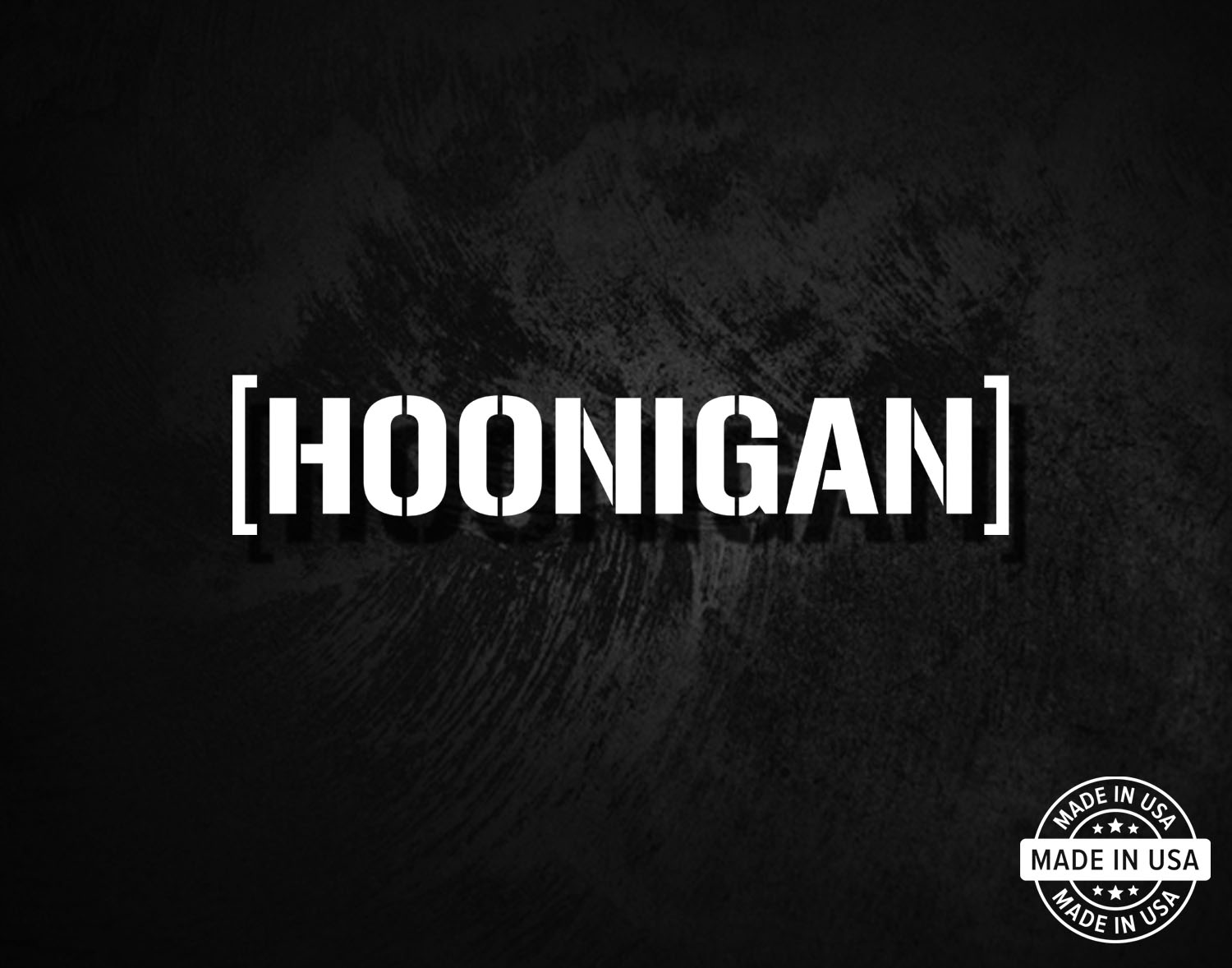Hoonigan Sign Hoonigan Decal - American Die-Cut Decals