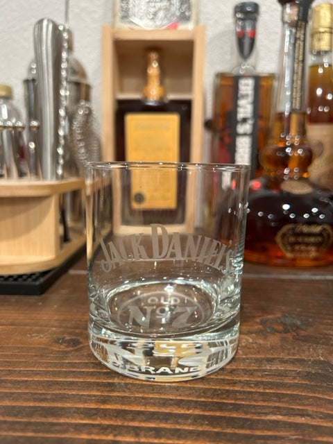 Jack Daniel's Old No. 7 Brand Whiskey Rocks Glass - 11oz