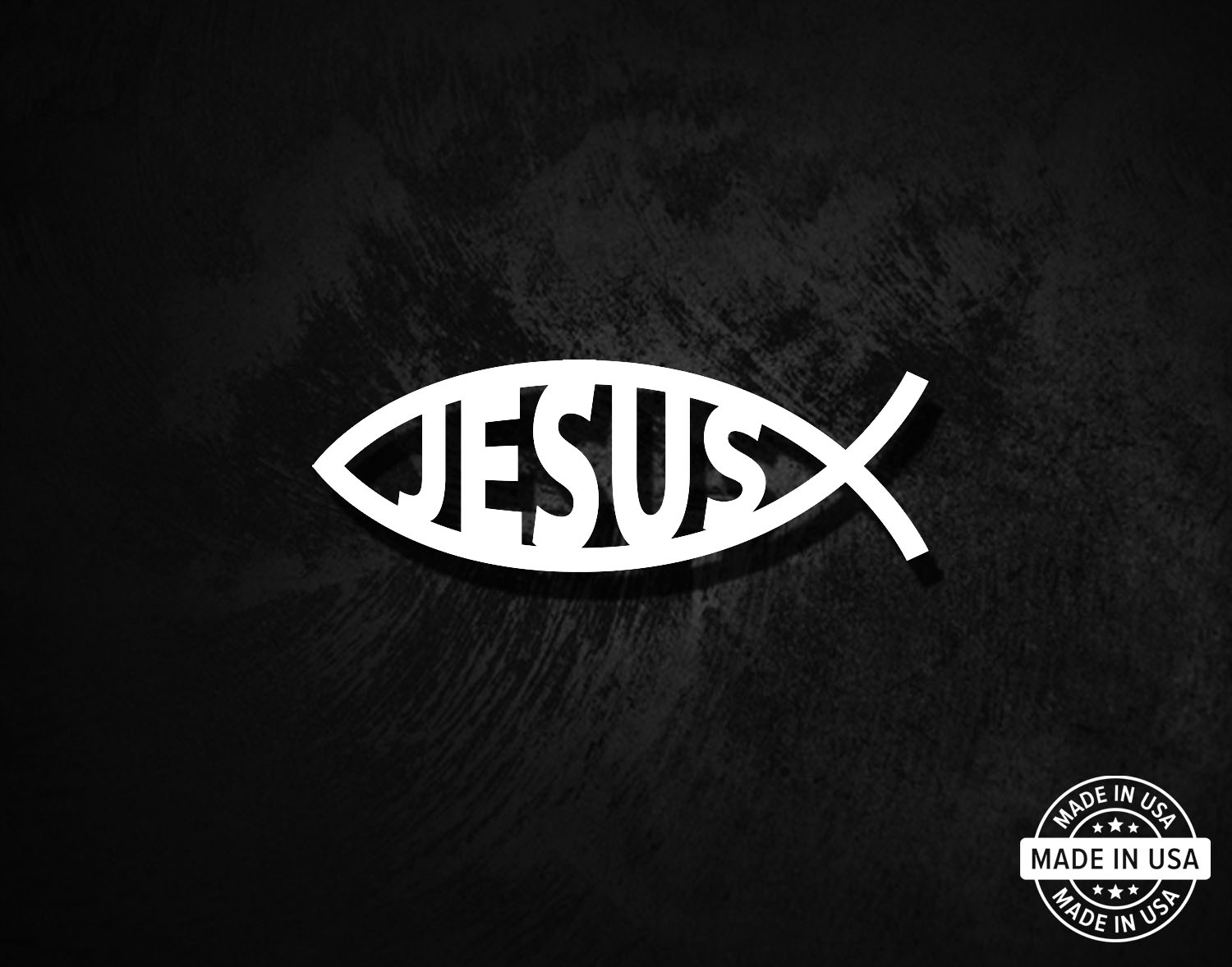 Jesus Fish Decal