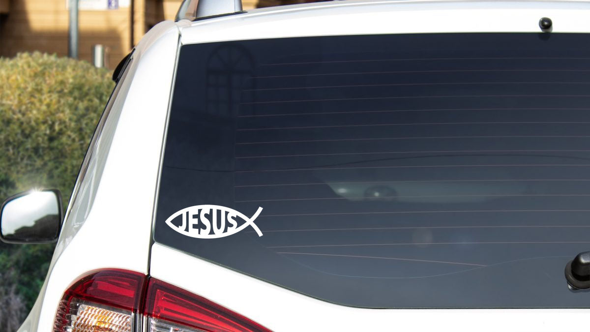 Jesus Fish Decal