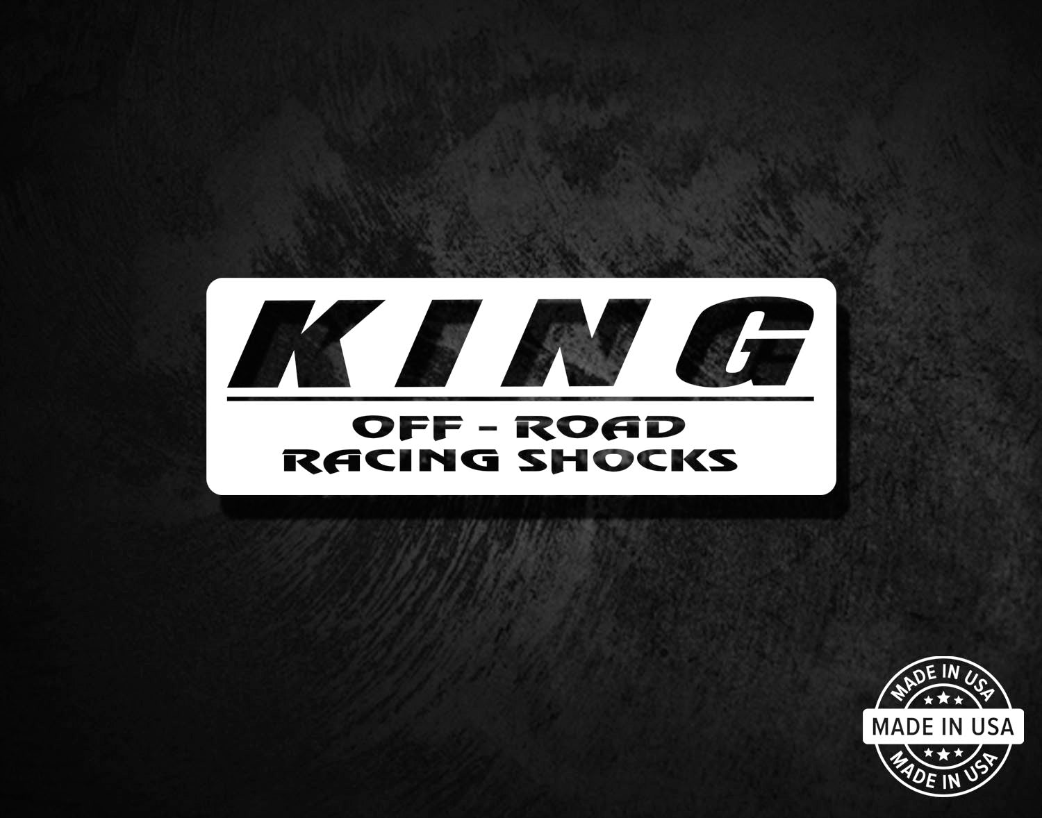 King Racing Shocks Decal