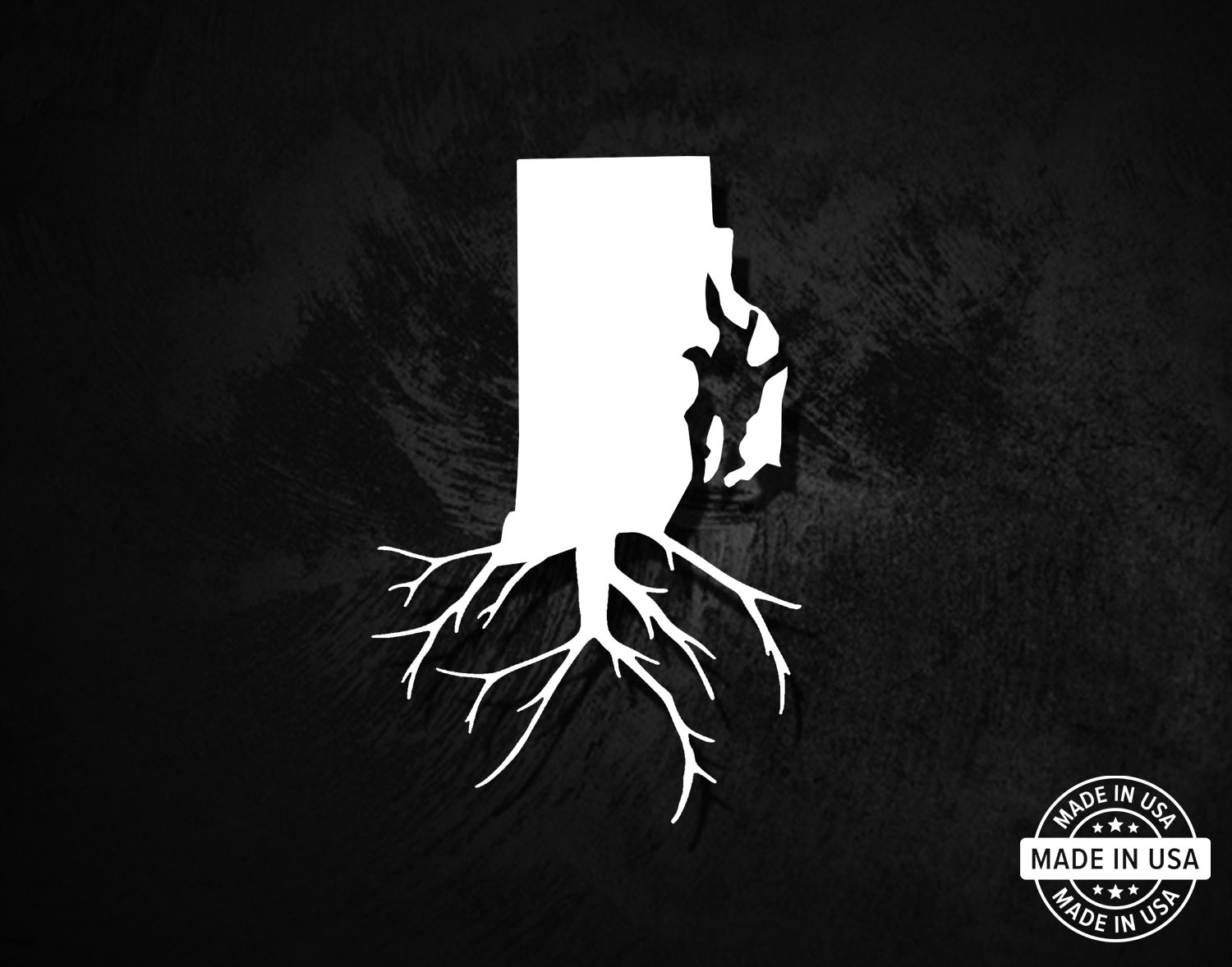 Rhode Island State Roots Decal – American Die-Cut Decals