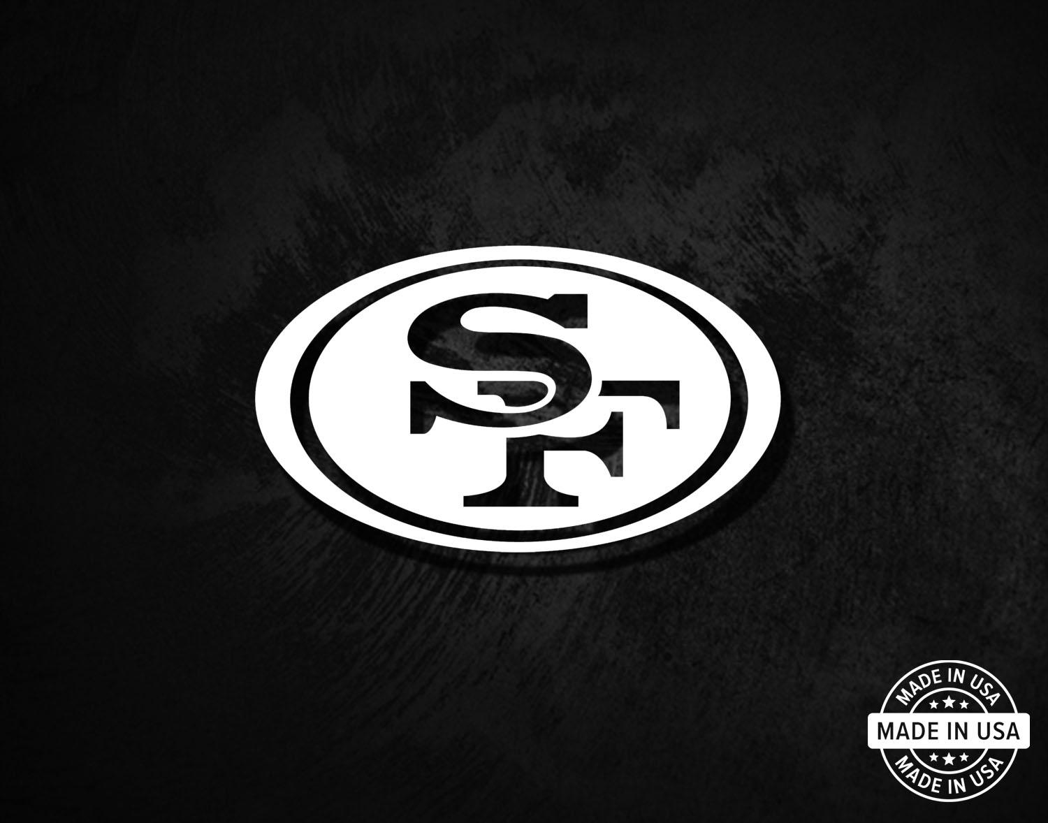 Niners Decal San Francisco 49ers Decal - American Die-Cut Decals